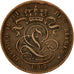 Belgium, Leopold II, Centime, 1902, AU(50-53), Copper, KM:33.2