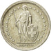 Coin, Switzerland, 1/2 Franc, 1966, Bern, AU(50-53), Silver, KM:23