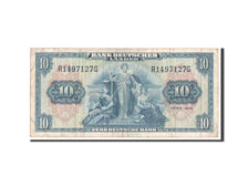 Banconote, GERMANIA - REPUBBLICA FEDERALE, 10 Deutsche Mark, 1949, MB+