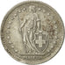 Coin, Switzerland, 2 Francs, 1944, Bern, EF(40-45), Silver, KM:21