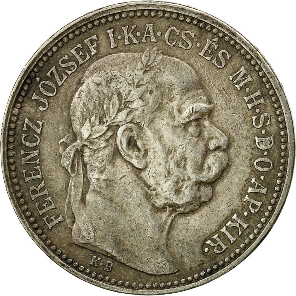 Hongrie, Franz Joseph I, Korona, 1916, Kremnitz, TTB+, Argent, KM:492