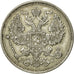 Russia, Nicholas II, 20 Kopeks, 1913, St. Petersburg, AU(50-53), Silver,KM 22a.1