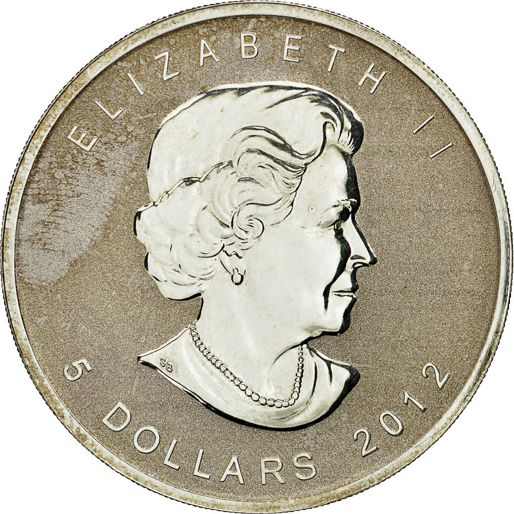Coin, Canada, 5 Dollars, 2012, Royal Canadian Mint, MS(65-70), Silver
