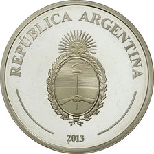 Argentinien, 5 Pesos, 2013, STGL, Silber