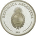 Argentinien, 5 Pesos, 2013, STGL, Silber