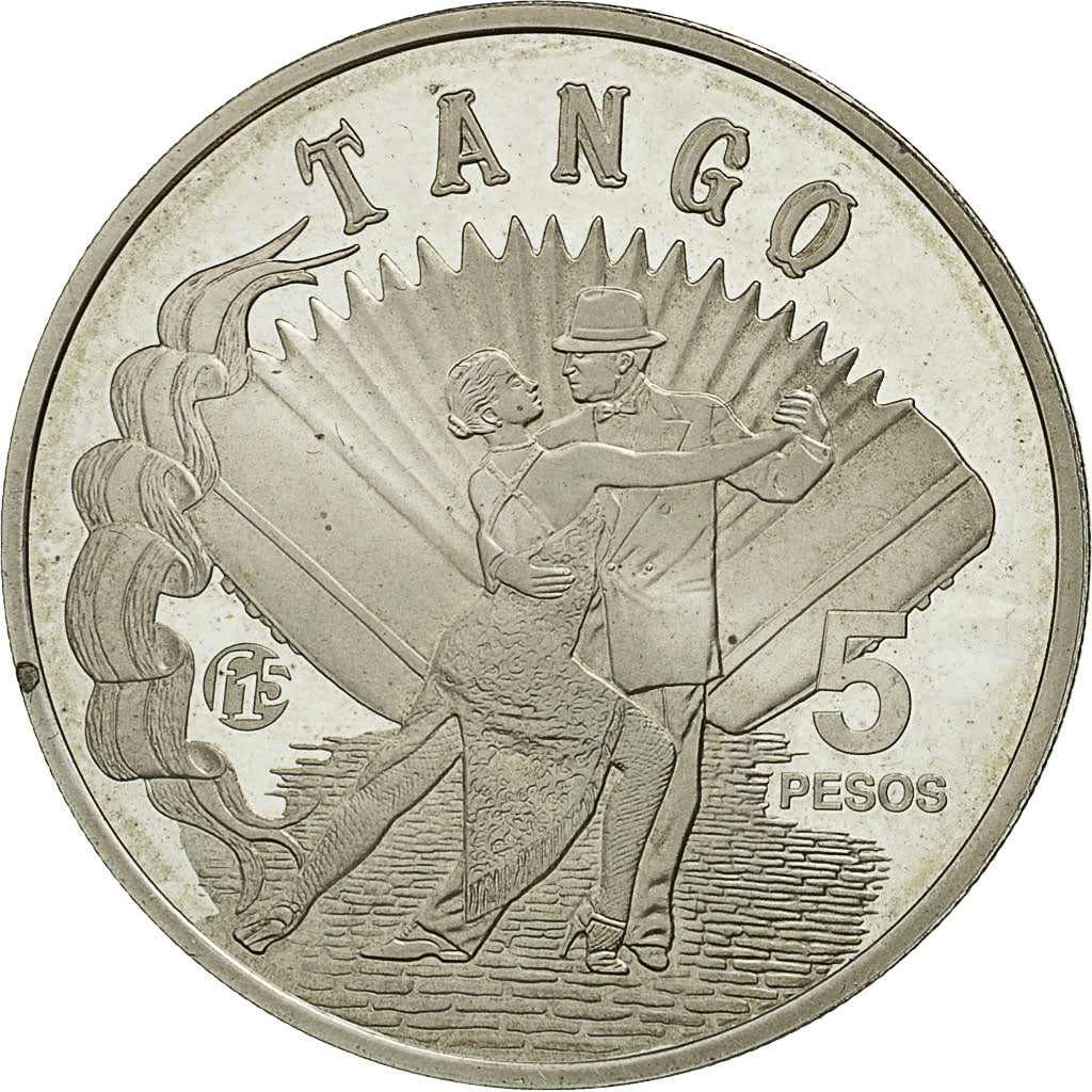 Argentinien, 5 Pesos, 2013, STGL, Silber