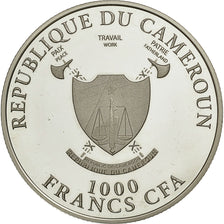 Cameroon, 1000 Francs, 2012, MS(65-70), Silver