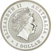 Moneta, Australia, 1 Dollar, 2011, Royal Australian Mint, MS(65-70), Srebro
