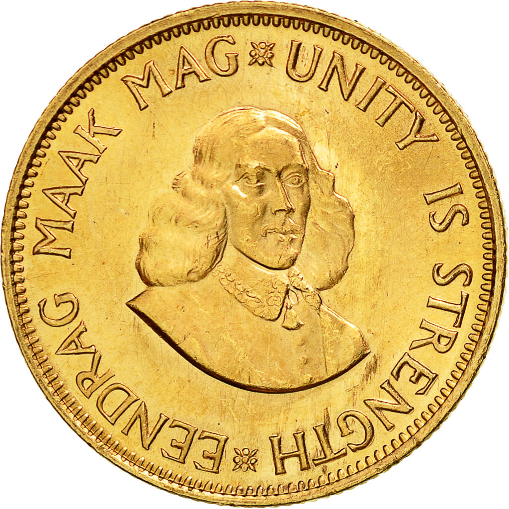 Coin, South Africa, 2 Rand, 1962, MS(63), Gold, KM:64