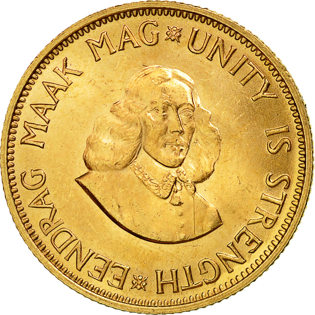 Coin, South Africa, 2 Rand, 1962, MS(63), Gold, KM:64