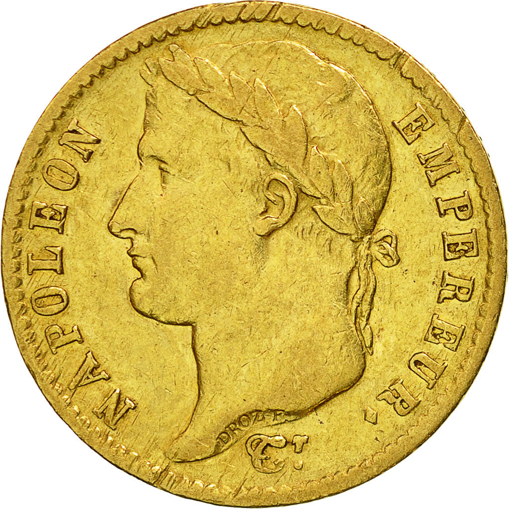 Coin, France, Napoléon I, 20 Francs, 1812, Paris, EF(40-45), Gold, KM:695.1
