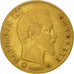 France, Napoleon III, 5 Francs, 1860, Strasbourg, VF(30-35), Gold, KM 787.2