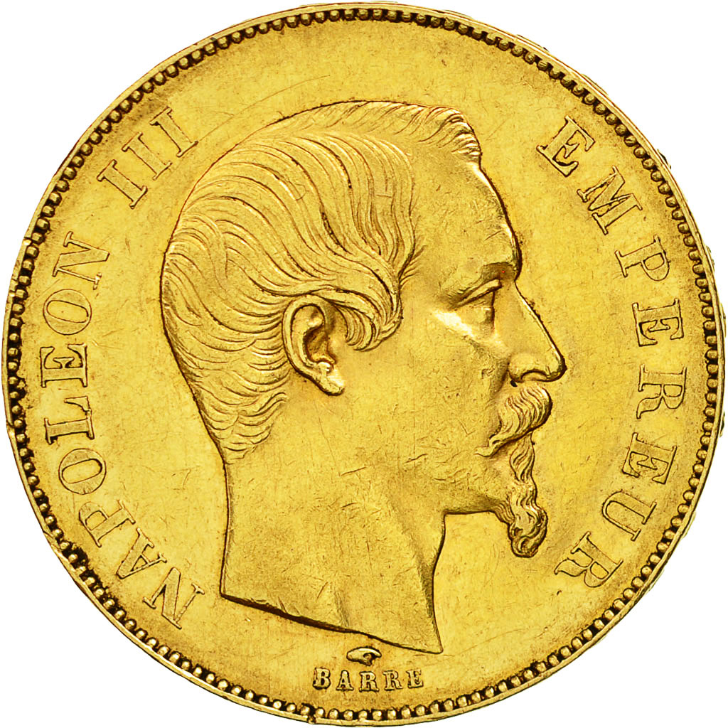 Münze, Frankreich, Napoleon III, Napoléon III, 50 Francs, 1855, Paris, SS+