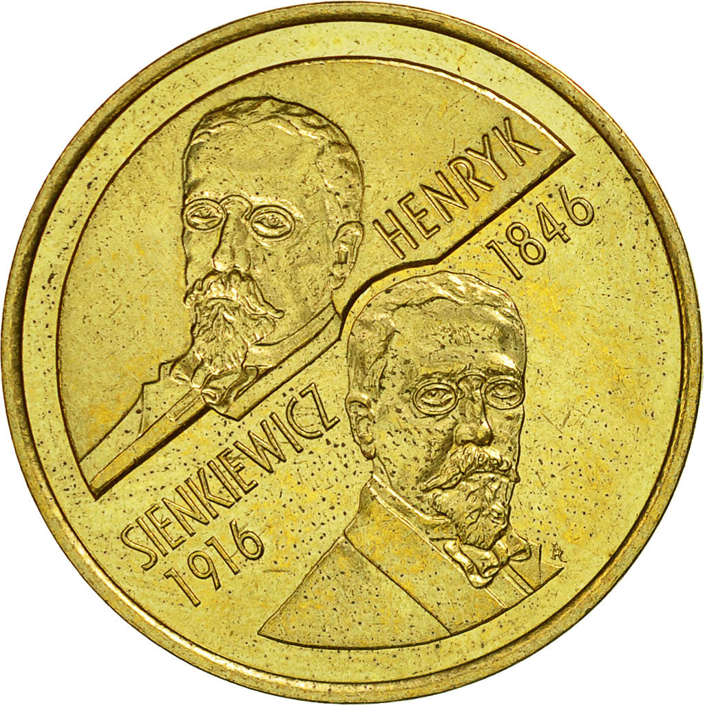 Poland, 2 Zlote, 1996, MS(63), Brass, KM:315