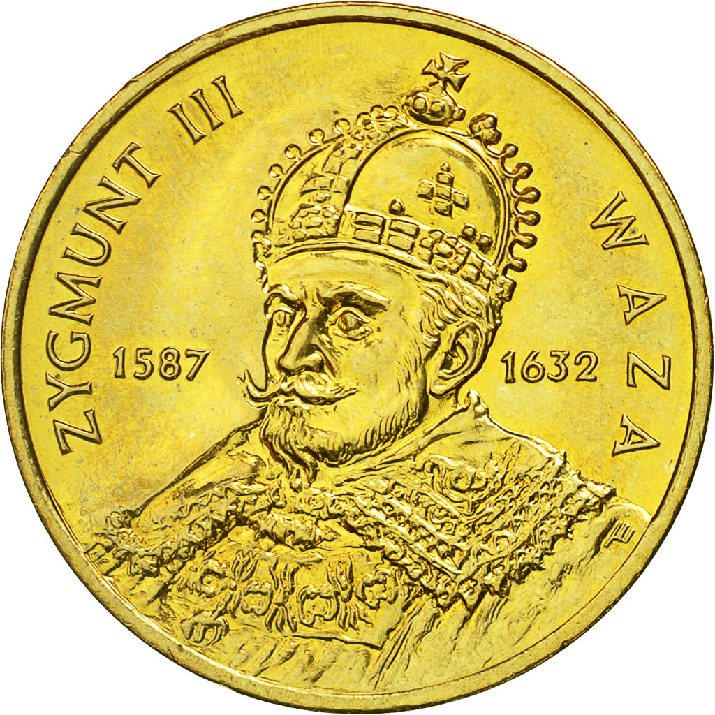 Coin, Poland, 2 Zlote, 1998, MS(63), Brass, KM:336