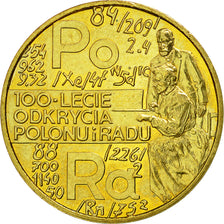 Coin, Poland, 2 Zlote, 1998, MS(63), Brass, KM:344