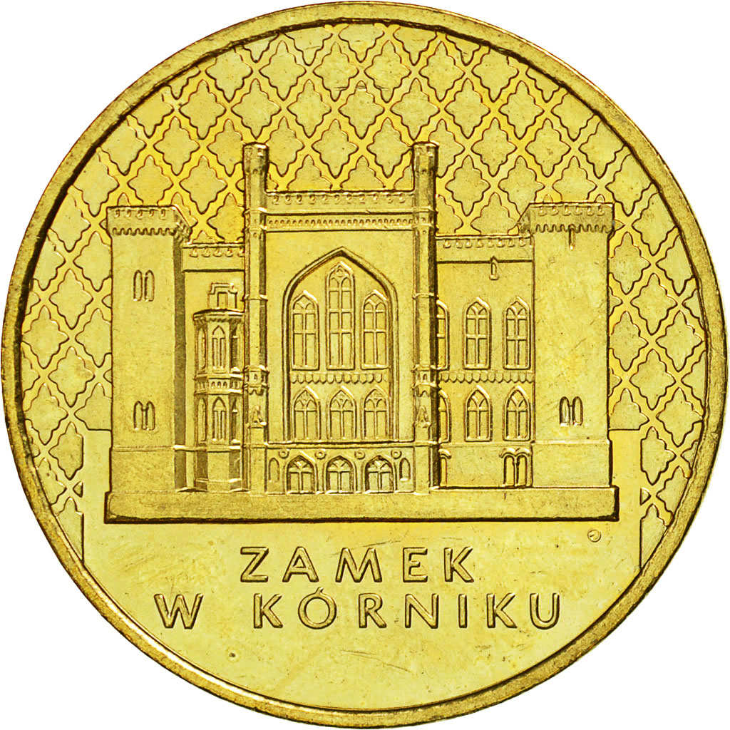 Coin, Poland, 2 Zlote, 1998, MS(63), Brass, KM:347