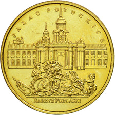 Coin, Poland, 2 Zlote, 1999, MS(63), Brass, KM:372