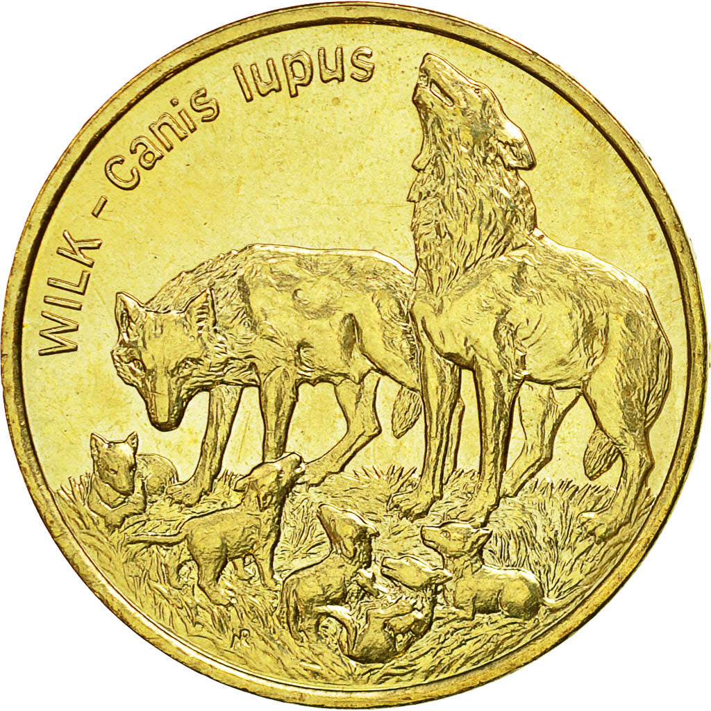 Poland, 2 Zlote, 1999, MS(63), Brass, KM:355