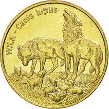 Poland, 2 Zlote, 1999, MS(63), Brass, KM:355