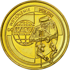 Coin, Poland, 2 Zlote, 1999, MS(63), Brass, KM:357