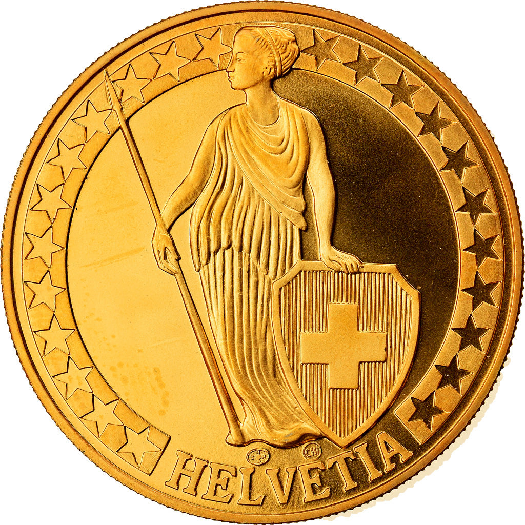 Switzerland, Medal, Der Brienzersee, Die Schweizer Seen, MS(64), Copper-Nickel