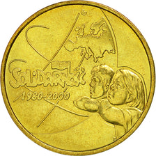Poland, 2 Zlote, 2000, Warsaw, MS(63), Brass, KM:394