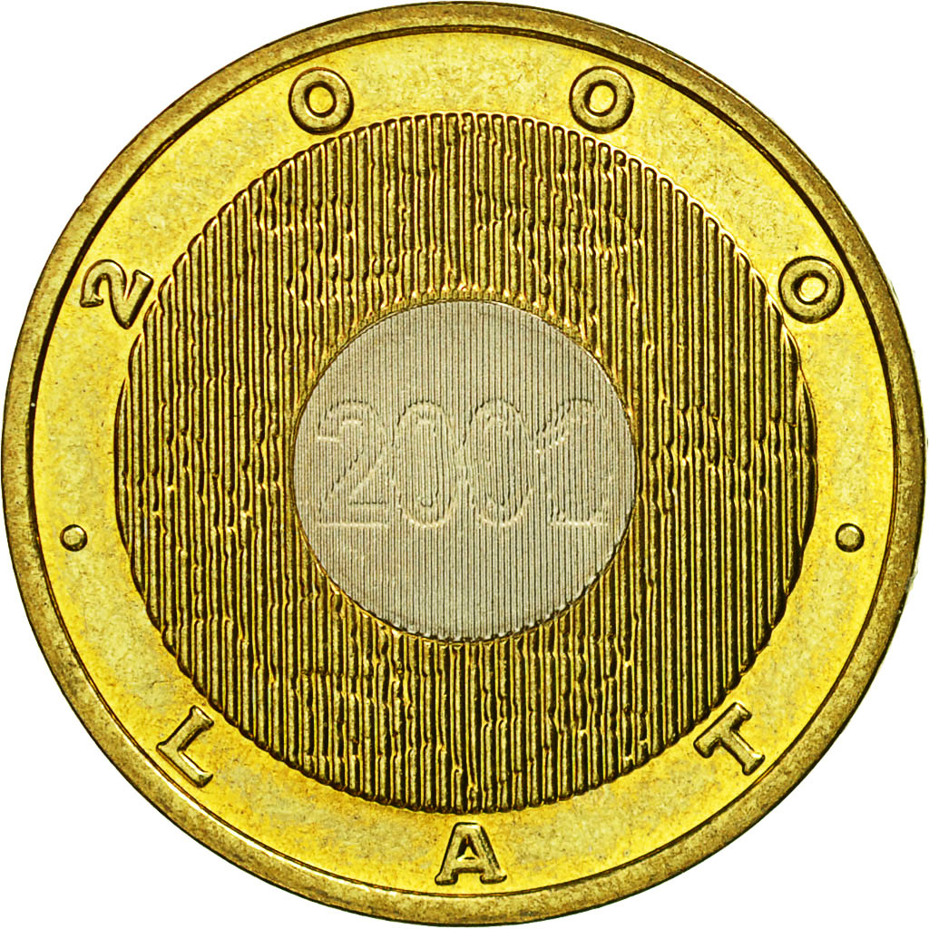 Coin, Poland, 2 Zlote, 2000, Warsaw, MS(63), Bi-Metallic, KM:374