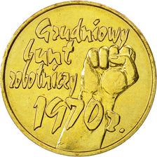 Coin, Poland, 2 Zlote, 2000, Warsaw, AU(55-58), Brass, KM:404