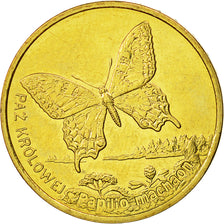 Coin, Poland, 2 Zlote, 2001, Warsaw, AU(55-58), Brass, KM:414