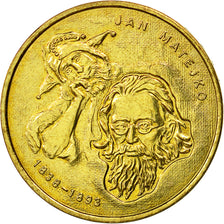 Coin, Poland, 2 Zlote, 2002, Warsaw, AU(55-58), Brass, KM:444