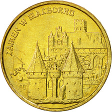 Coin, Poland, 2 Zlote, 2002, Warsaw, AU(55-58), Brass, KM:443