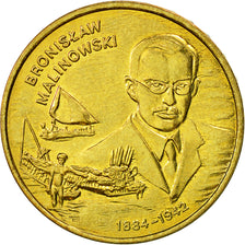 Coin, Poland, 2 Zlote, 2002, Warsaw, AU(55-58), Brass, KM:431