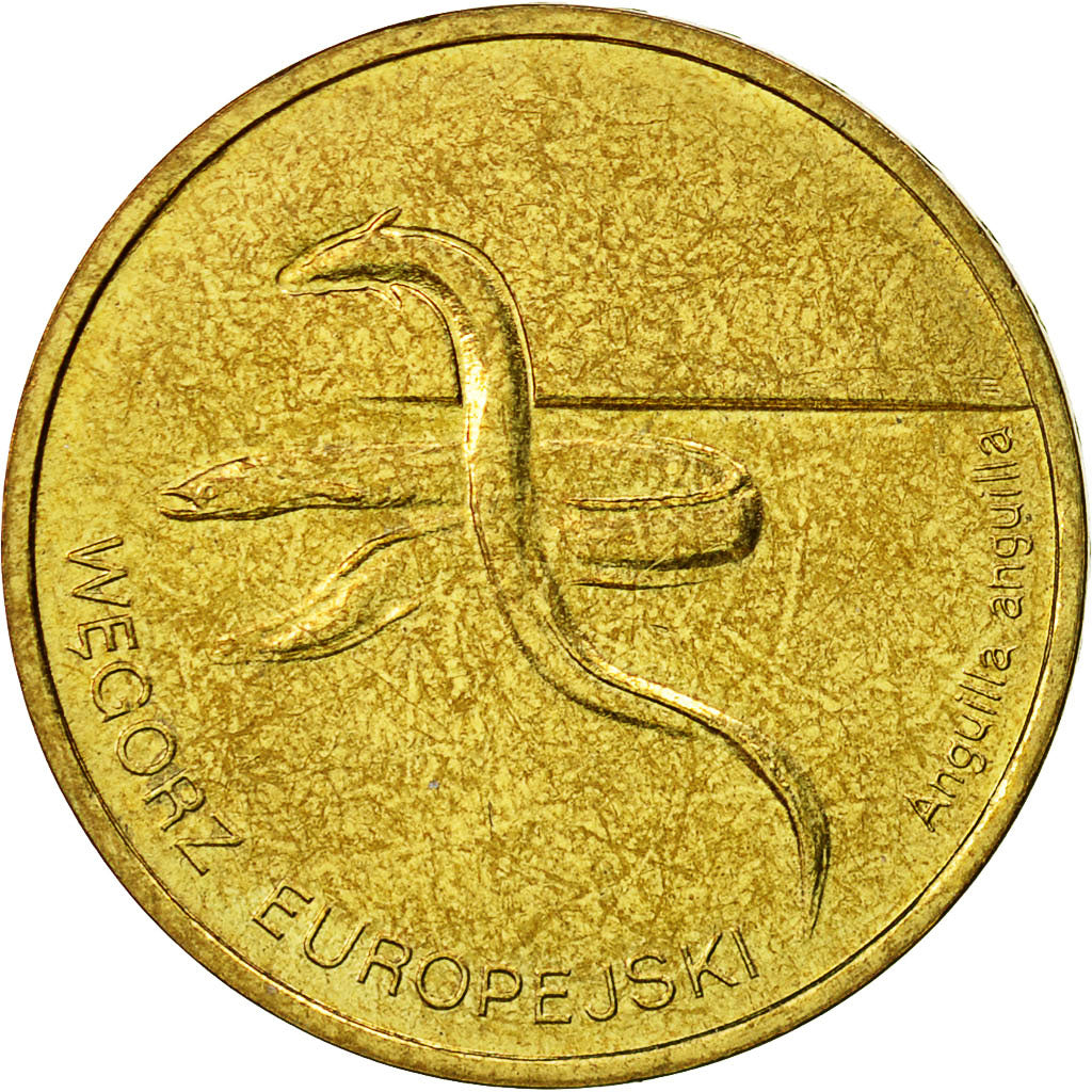 Coin, Poland, 2 Zlote, 2003, Warsaw, AU(55-58), Brass, KM:445