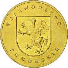 Coin, Poland, 2 Zlote, 2004, Warsaw, AU(55-58), Brass, KM:492