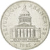 Moneda, Francia, Panthéon, 100 Francs, 1985, Paris, MBC+, Plata, KM:951.1