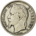 France, Napoleon III, Franc, 1868, Paris, VF(30-35), Silver, KM 806.1