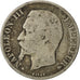 Moneda, Francia, Napoleon III, Napoléon III, 2 Francs, 1856, Strasbourg, BC