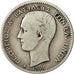 Moneda, Grecia, George I, Drachma, 1868, Paris, BC+, Plata, KM:38