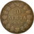 Moneta, Grecia, Othon, 10 Lepta, 1837, BB, Rame, KM:17