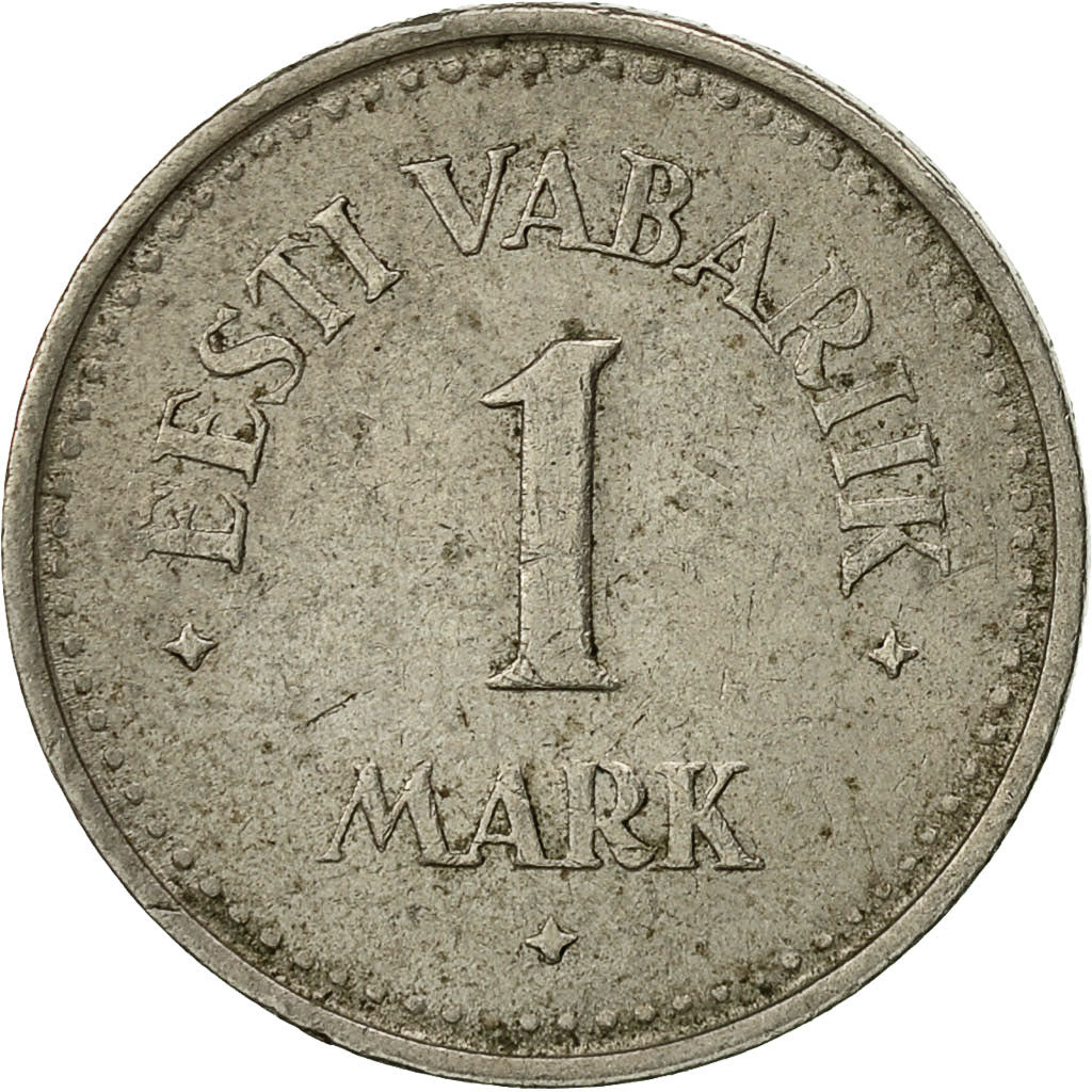 Estonia, Mark, 1922, BB, Rame-nichel, KM:1