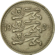 Estonia, Mark, 1924, SS, Nickel-Bronze, KM:1a