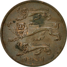 Moneda, Estonia, 5 Senti, 1931, MBC, Bronce, KM:11