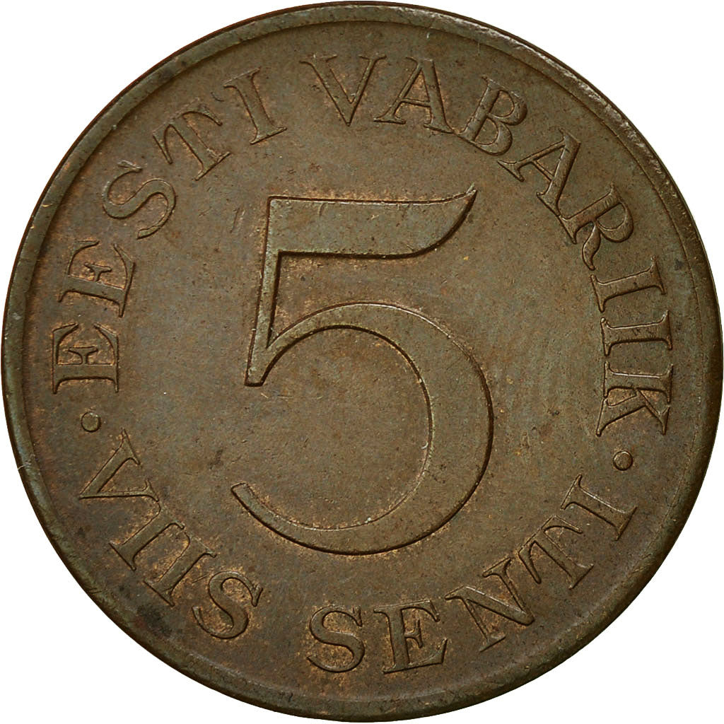 Coin, Estonia, 5 Senti, 1931, EF(40-45), Bronze, KM:11