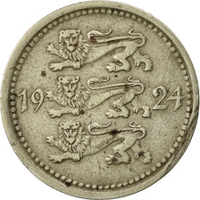 Estonia, 5 Marka, 1924, EF(40-45), Nickel-Bronze, KM:3a