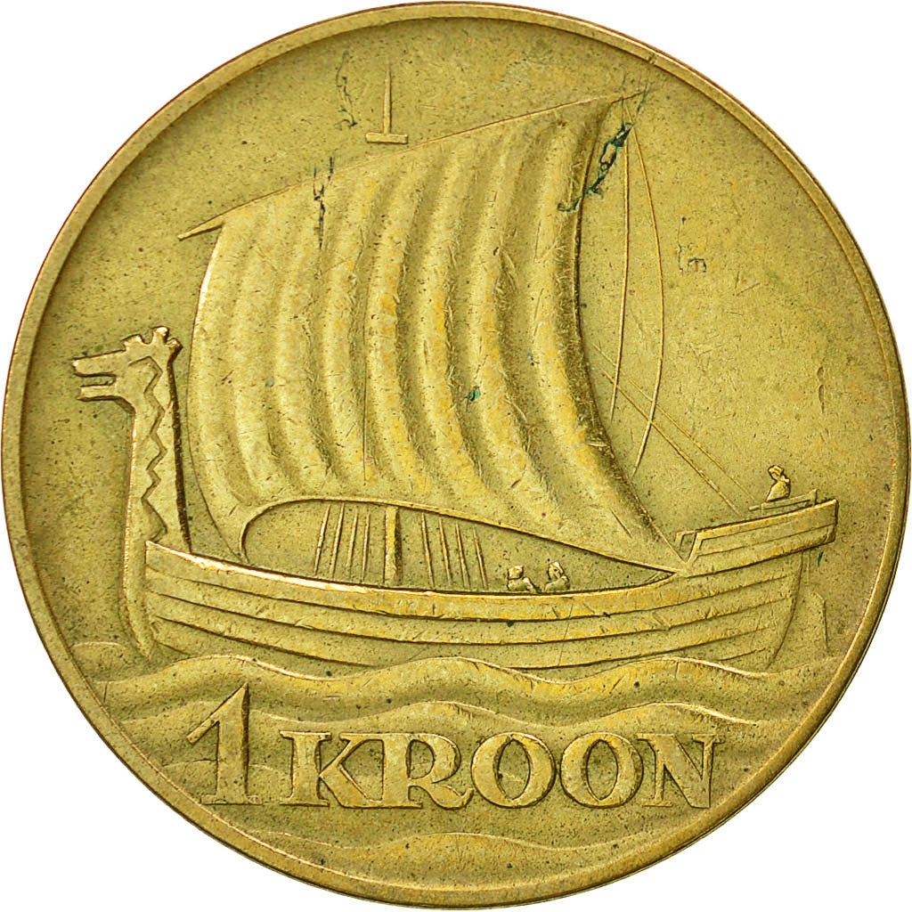 Estonia, Kroon, 1934, EF(40-45), Aluminum-Bronze, KM:16