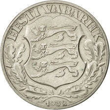 Estonia, 2 Krooni, 1932, EF(40-45), Silver, KM:13