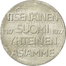Coin, Finland, 10 Markkaa, 1977, AU(55-58), Silver, KM:55