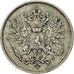 Finland, Nicholas II, 25 Penniä, 1913, AU(50-53), Silver, KM:6.2