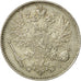 Finland, Nicholas II, 50 Penniä, 1916, AU(50-53), Silver, KM:2.2
